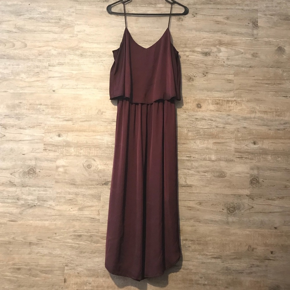 H&M plum summer dress